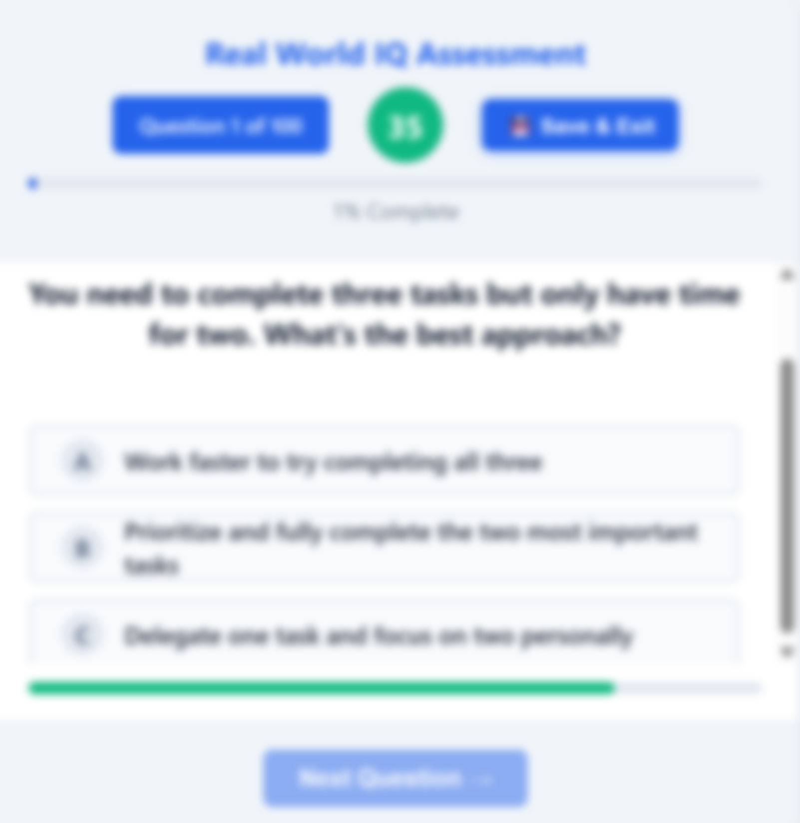 Sample Question Preview